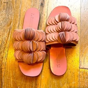 Designer pink flats size 36.5 Mercedes Castillo